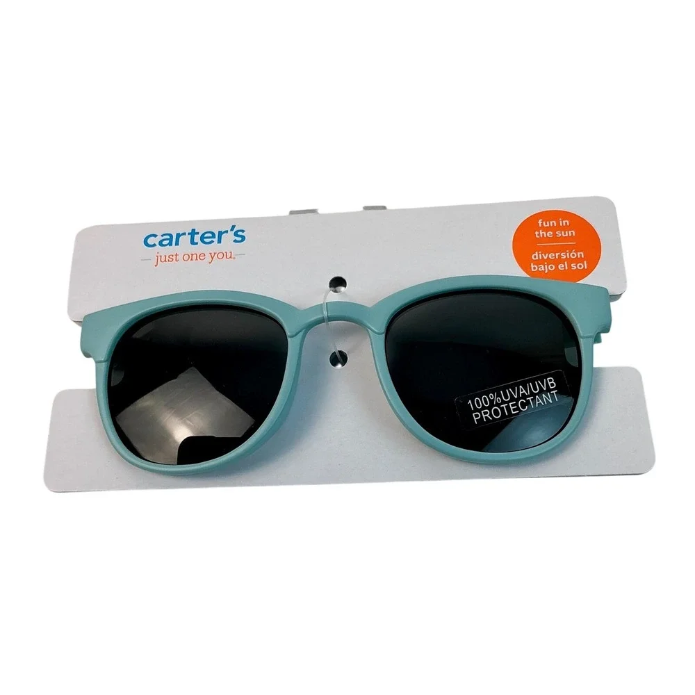 Carters Just One You Baby‎ Toddler Sunglasses Blue 100% UVA UVB Protectant